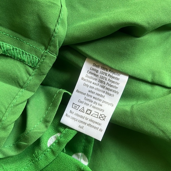 Janie and jack green polka dot ruffle dress - Picture 5 of 7